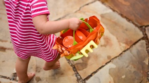 The tote bag from the Kinderific Gardening Set and Watering Can is...
