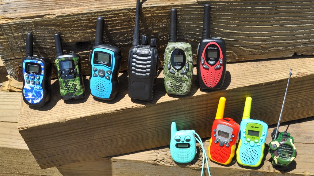 Talkie-walkie / radio portable pour enfants lot de 2 pièces