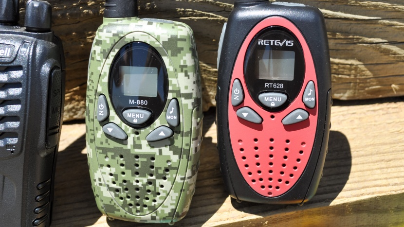 kids walkie talkies - the topsung (left) and the retevis (right) walkie-talkies are...