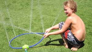 The Hydro Loop can provide even more fun if you dare to pick it up...