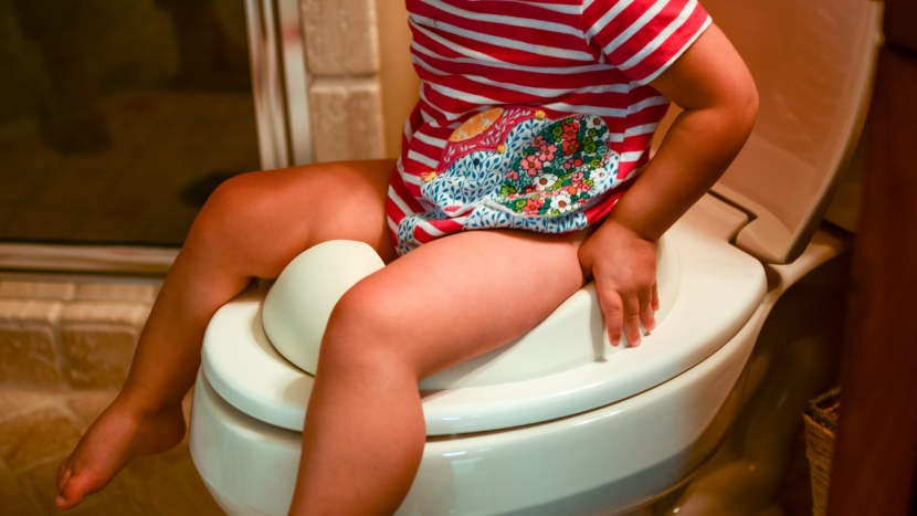potty chair - the dreambaby is relatively easy to wipe down if there are any...