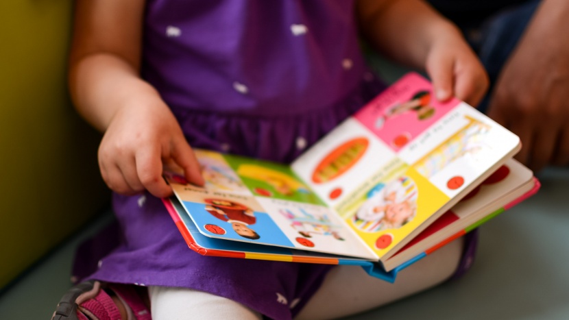 the first 100 box set focuses on introducing toddlers to vocabulary...