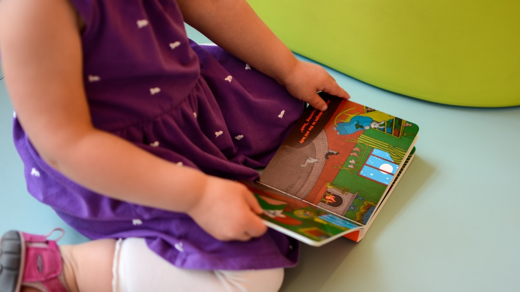 toddler books - goodnight moon is a classic, well-loved bedtime story.