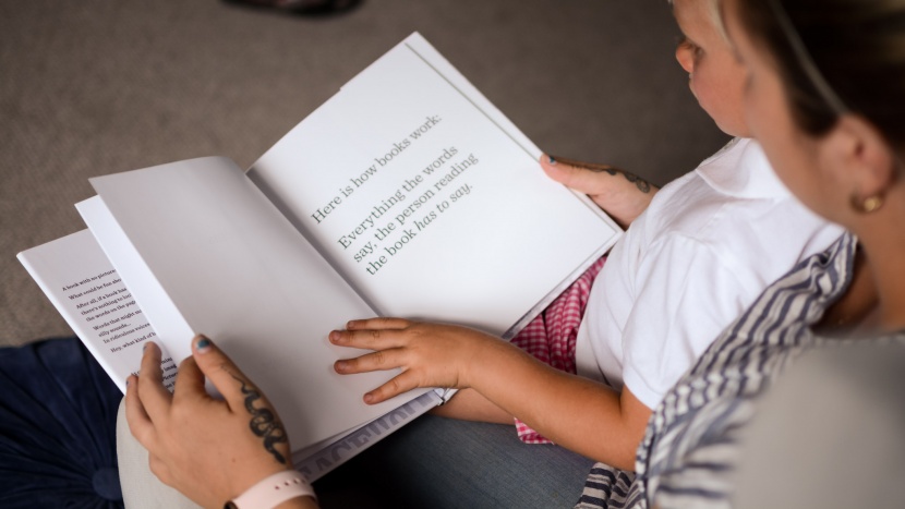 childrens books - can you have fun with a picture-less book? the answer is &quot;yes!&quot;, but...