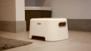 The OXO is durable and sturdy, plus offers a non-slip step.