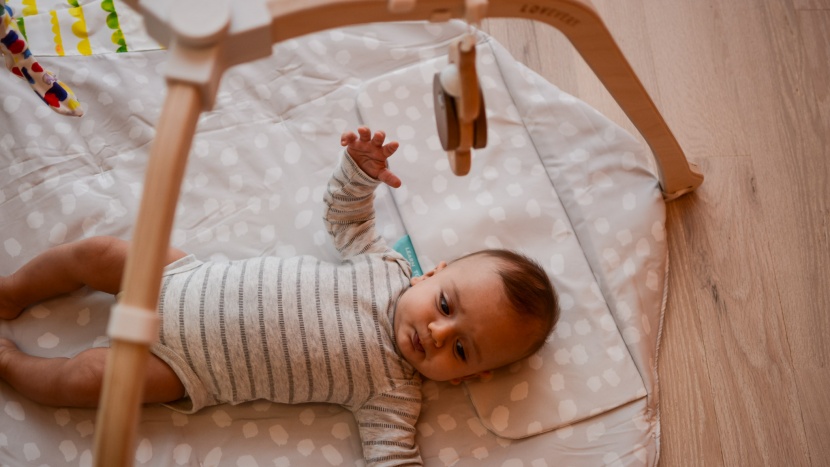 baby gym - the lovevery has an understated and peaceful quality to the design.