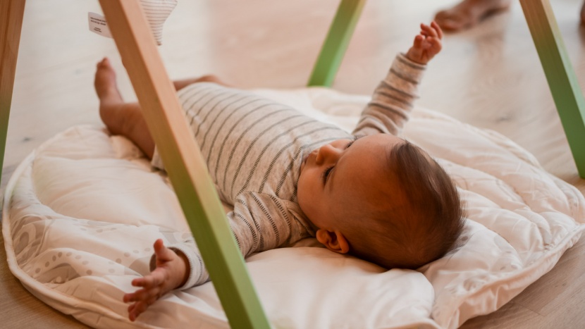 baby gym - each gym varies in mat size and padding. we suggest pre-determining...