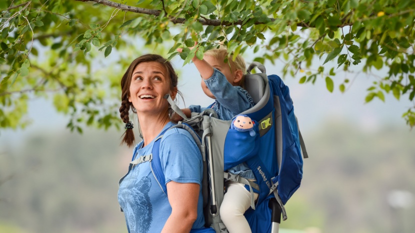 baby backpack - the headrest on the elite isn&#039;t as contoured as the old sapling, but...