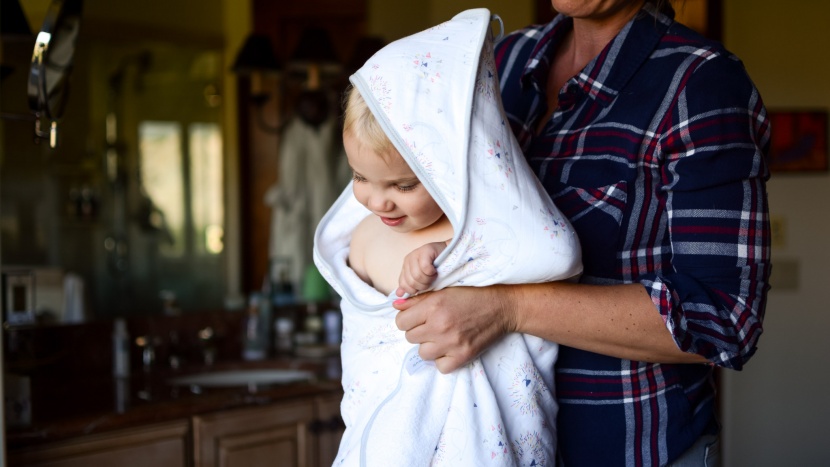baby towel - the aden + anis hooded towel and washcloth are thick, big, soft, and...