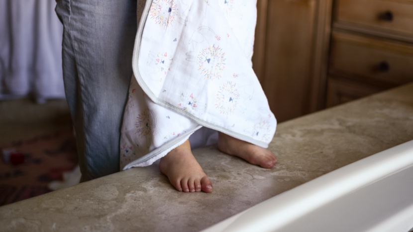 baby towel - the towel's size is great for the long-haul, from newborn stage to...