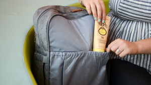 The Ruvalino has a variety of mesh, elastic, and zippered style...