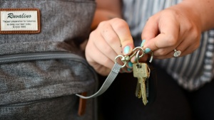 The Ruvalino Backpack has an internal key clip, a helpful feature to...