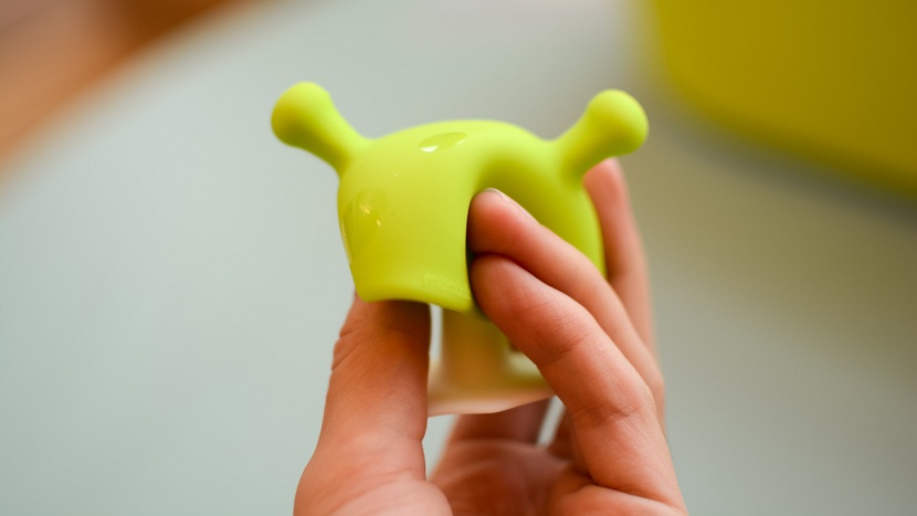 teething toy - the mombella mushroom teether is super soft and pliable, plus...