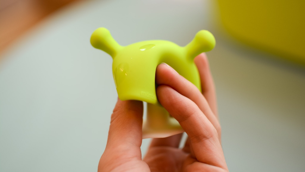 teething toy - the mombella mushroom teether is super soft and pliable, plus...