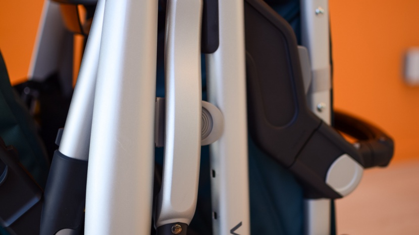 the v2 locks in place automatically when folded.