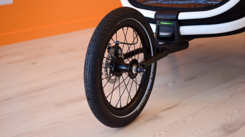 hamax outback with jogger kit - the front jogging wheel accessory for the hamax can make it more...