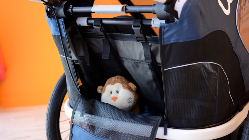 cargo space (the flap that is hanging down has a small zippered...
