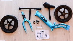 The Lava has a few more parts than most, but it goes together...