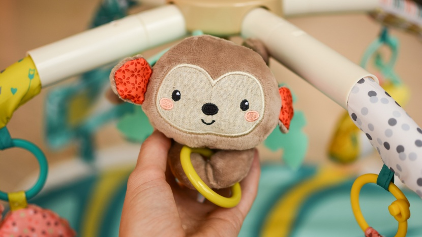 baby gym - the infantino has adorable hanging animals.