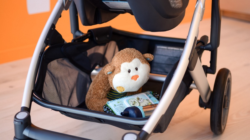 uppababy cruz v2 combo - the storage bin on the cruz v2 is large with great access and it...
