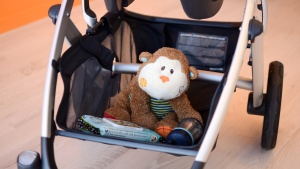 The giant storage basket on the Vista v2 is easy to access and has a...