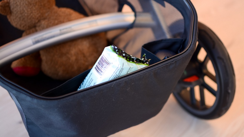 the vista v2 storage bin has internal pockets to help keep you...