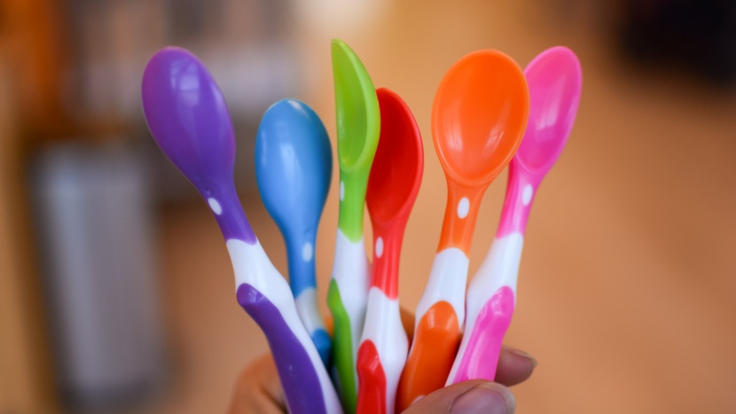 baby spoon - if you are on a tight budget, consider the munchkin soft tip spoons...