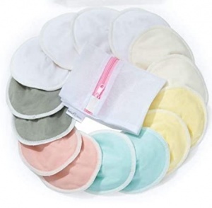 Pregnancy Reusable Ecological Cotton Nursing Breast Pads Washable  Breathable Breastfeeding Nursing Bra Liner Pad