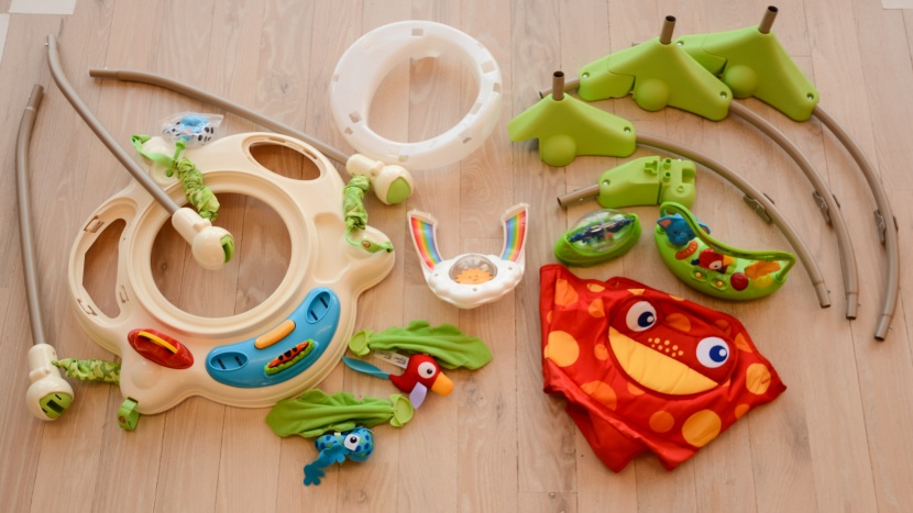 jumper - while the rainforest has a lot of parts, it is a one-time assembly...