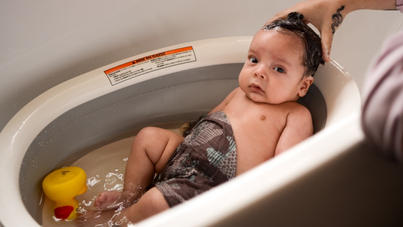 bathing your baby can be daunting, but with practice and patience...
