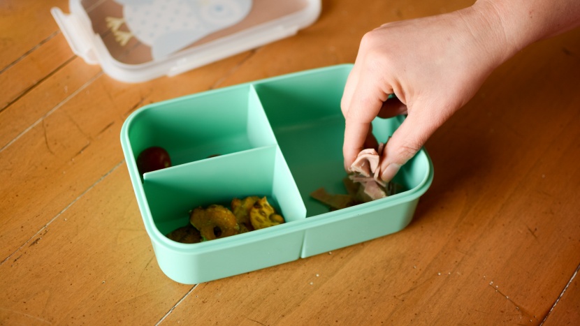 the 3 sprouts bento box is leak-proof and offers deeper compartments...