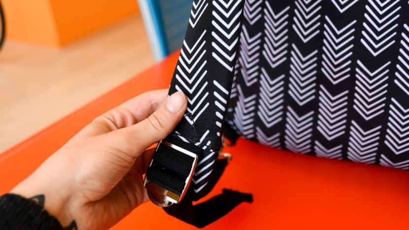 the kelly has padded shoulder straps for backpack-style carrying and...