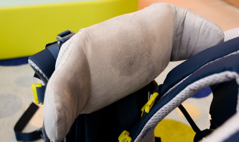 deuter kid comfort pro - the face pad on the pro is comfortable for napping with a soft...