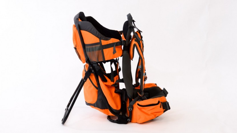 the kickstand on the luvdbaby feels stable and is easy to operate...