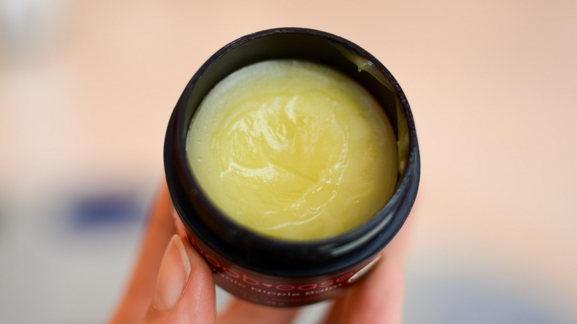nipple cream - the consistency of boobease nipple balm is perfect, not too thin and...