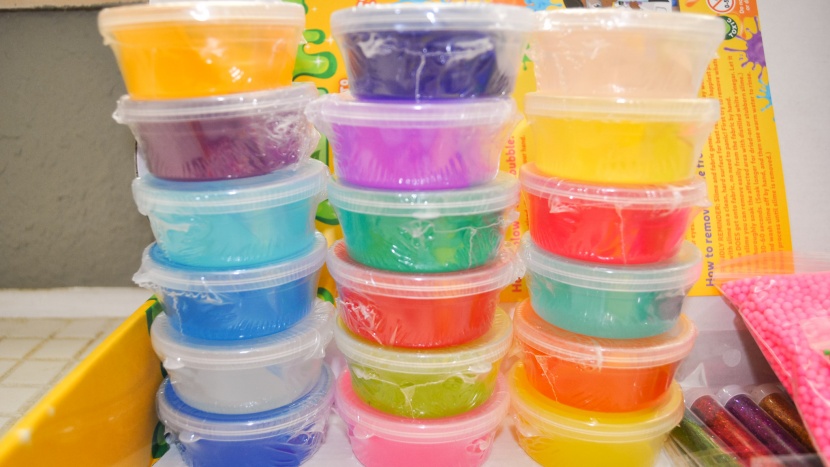 slime and putty - the zen lab has nice consistency slime that was neither wet feeling...