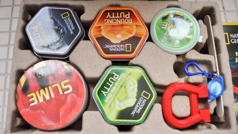 slime and putty - the metal tins and impressive contents of the nat geo slime and...