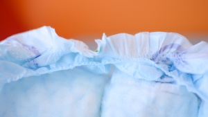 Luvs diapers have an inner and outer gusset. The elastic on both...