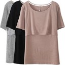 smallshow short sleeve nursing top