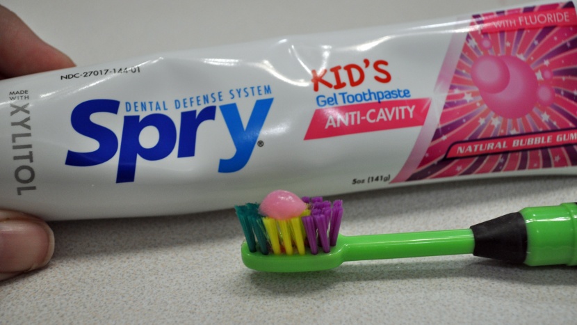 kids toothpaste - spry bubblegum paste was a hit or miss with our testers with some...