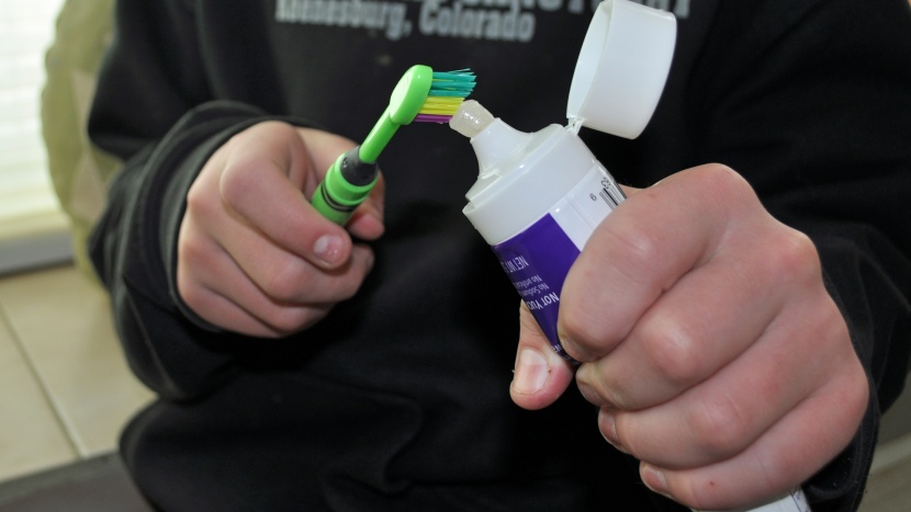 kids toothpaste - we let kids use the tubes themselves when age-appropriate to get a...