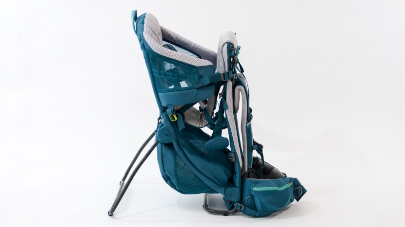 deuter kid comfort active sl - the kickstand on the active sl is one of the widest and most stable...