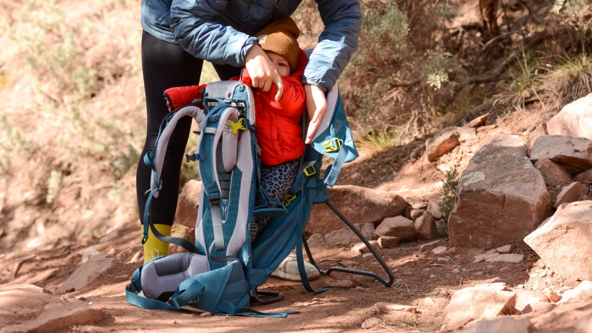 deuter kid comfort active sl - the active is one of the easier backpacks in the review to use with...