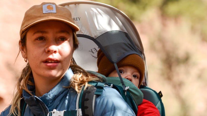 osprey poco lt - the included canopy for the poco lt is a nice addition and we...