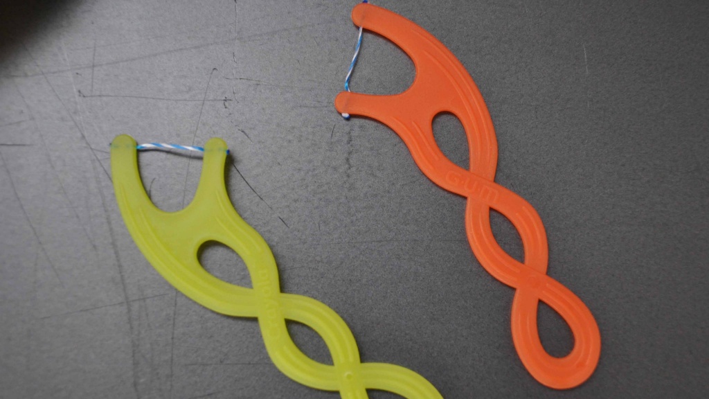 kids flossers - the double-stranded crayola twistables give more surface for...