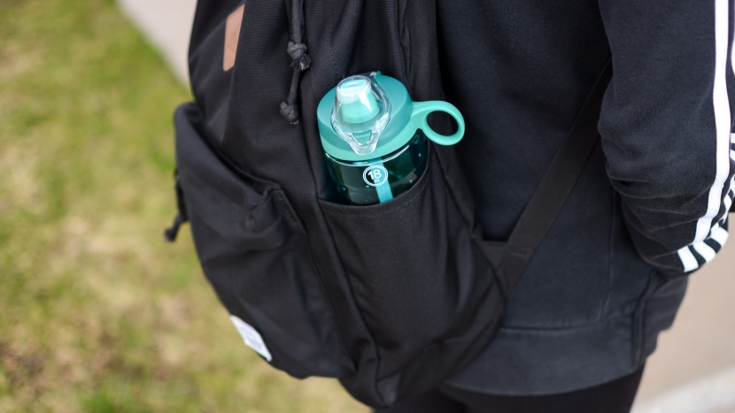 kids water bottle - plastic water bottles are often less expensive and easier to pack.