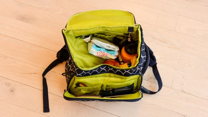 the bananafish has a roomy main compartment and lots of spaces for...