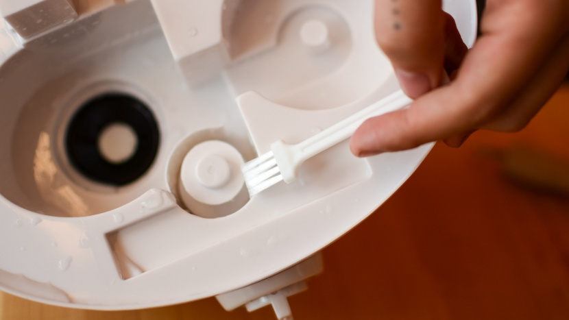 aquaoasis - the oasis comes with a small brush for cleaning the sonic plate. you...