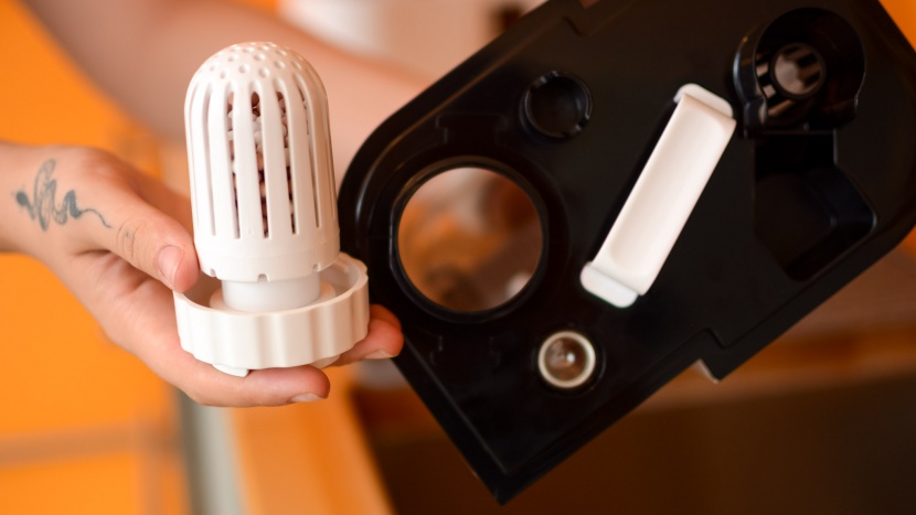 the taotronics comes with an internal filter that requires changing...