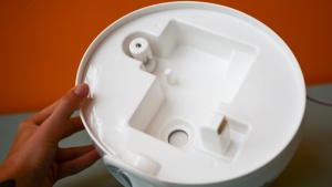 The base of the Vicks may require a smaller straw style brush or...